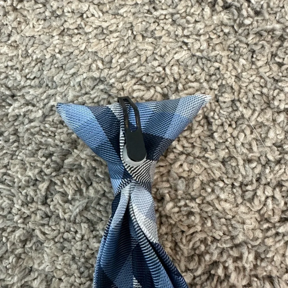 Boys polyester clip on tie 14.5 inches